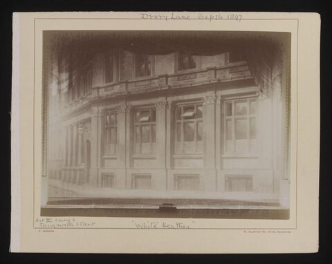1897 Drury Lane Stage Set Photo
