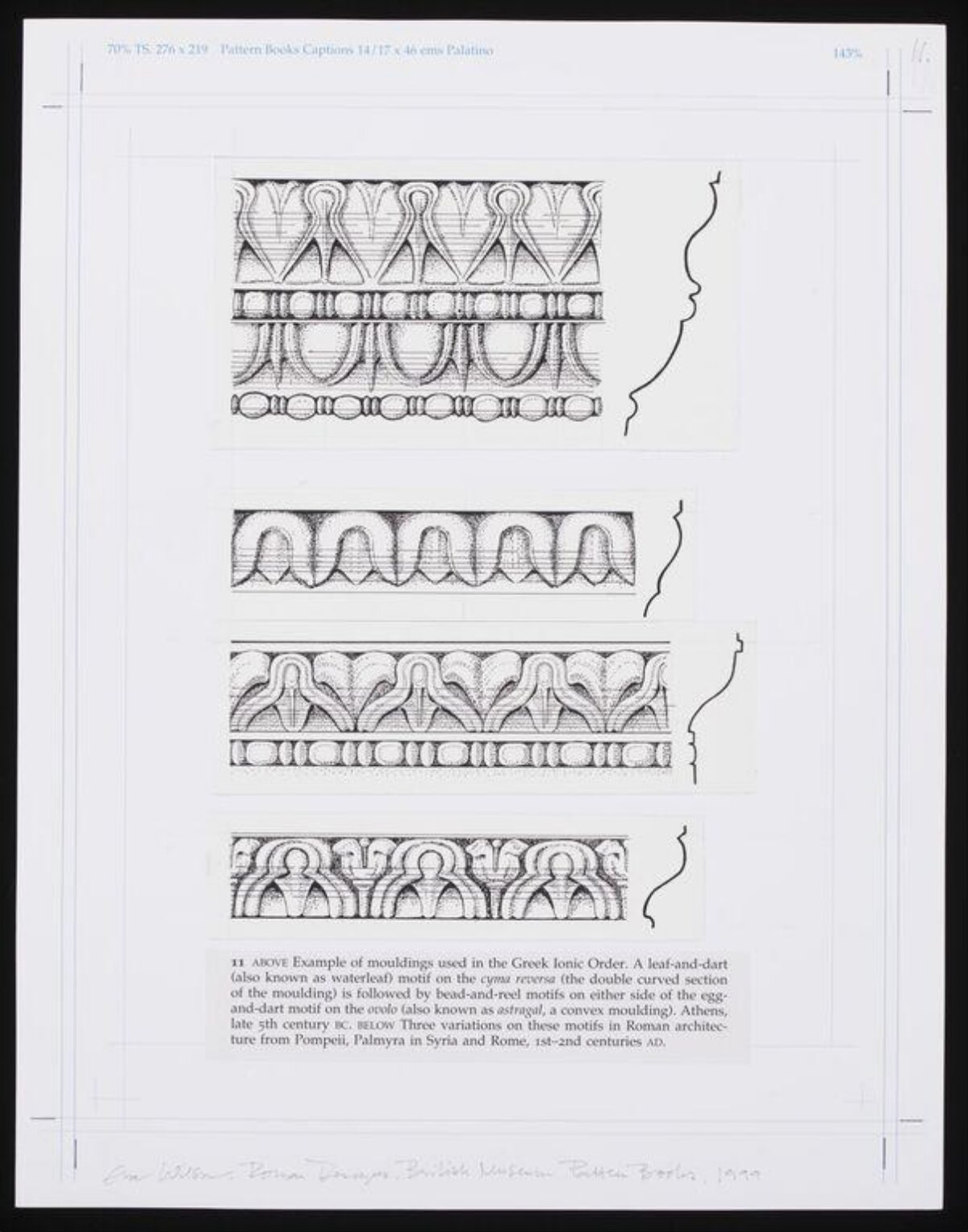 Greek and Roman Architectural Mouldings