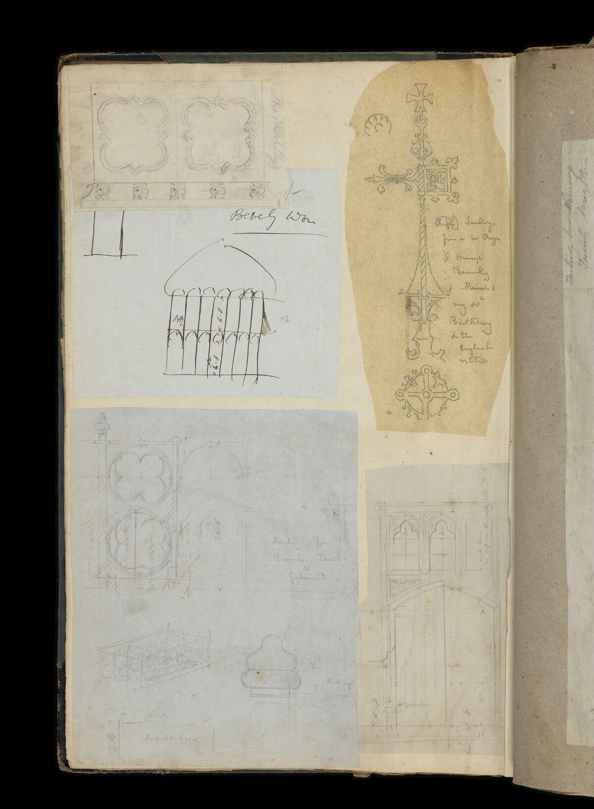 Old Album of Gothic Architectural Sketches