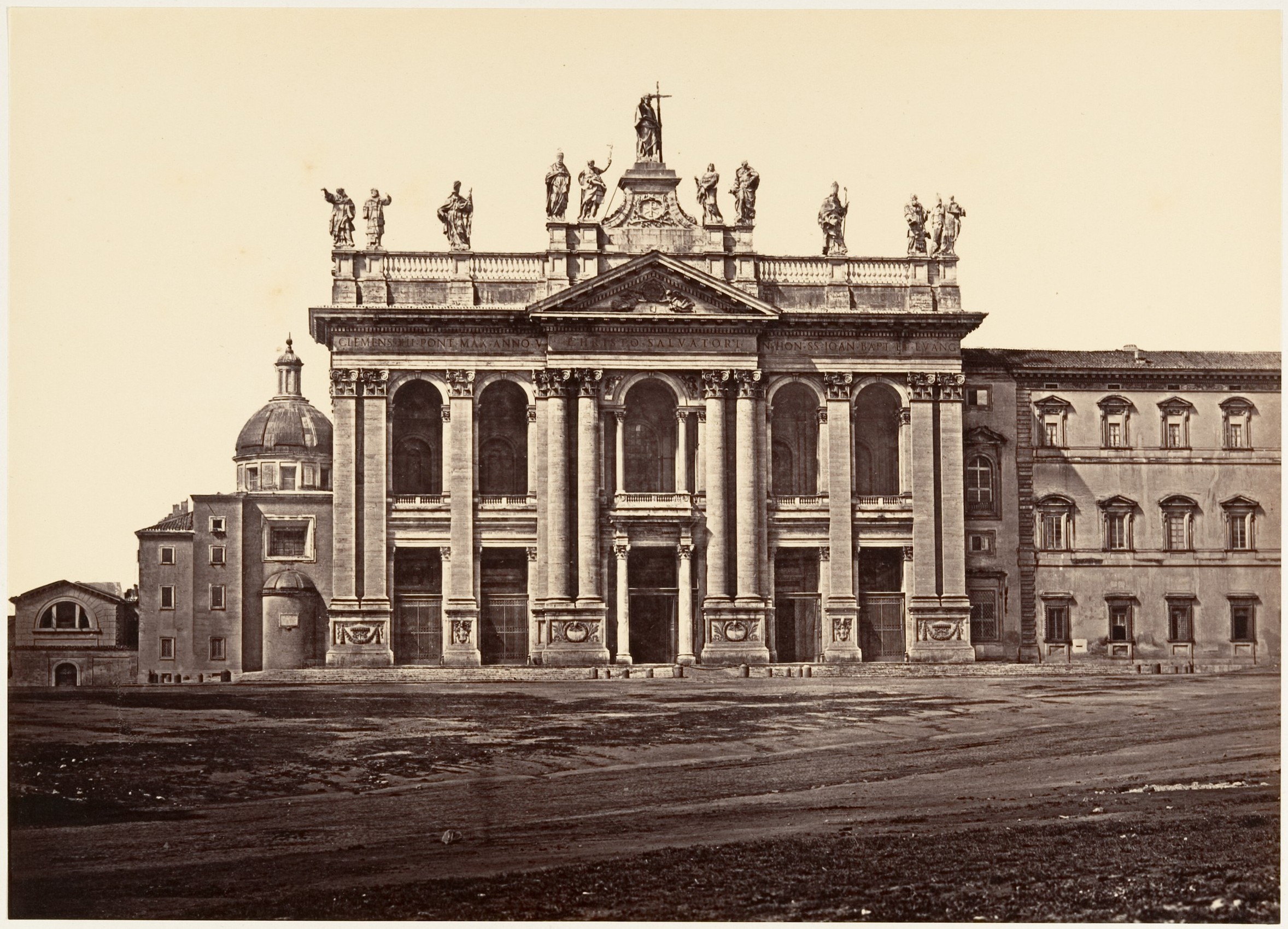 Vintage View of St. John Lateran Basilica