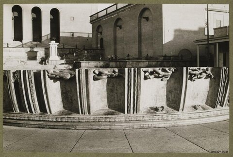 Vintage Ornate Fountain View