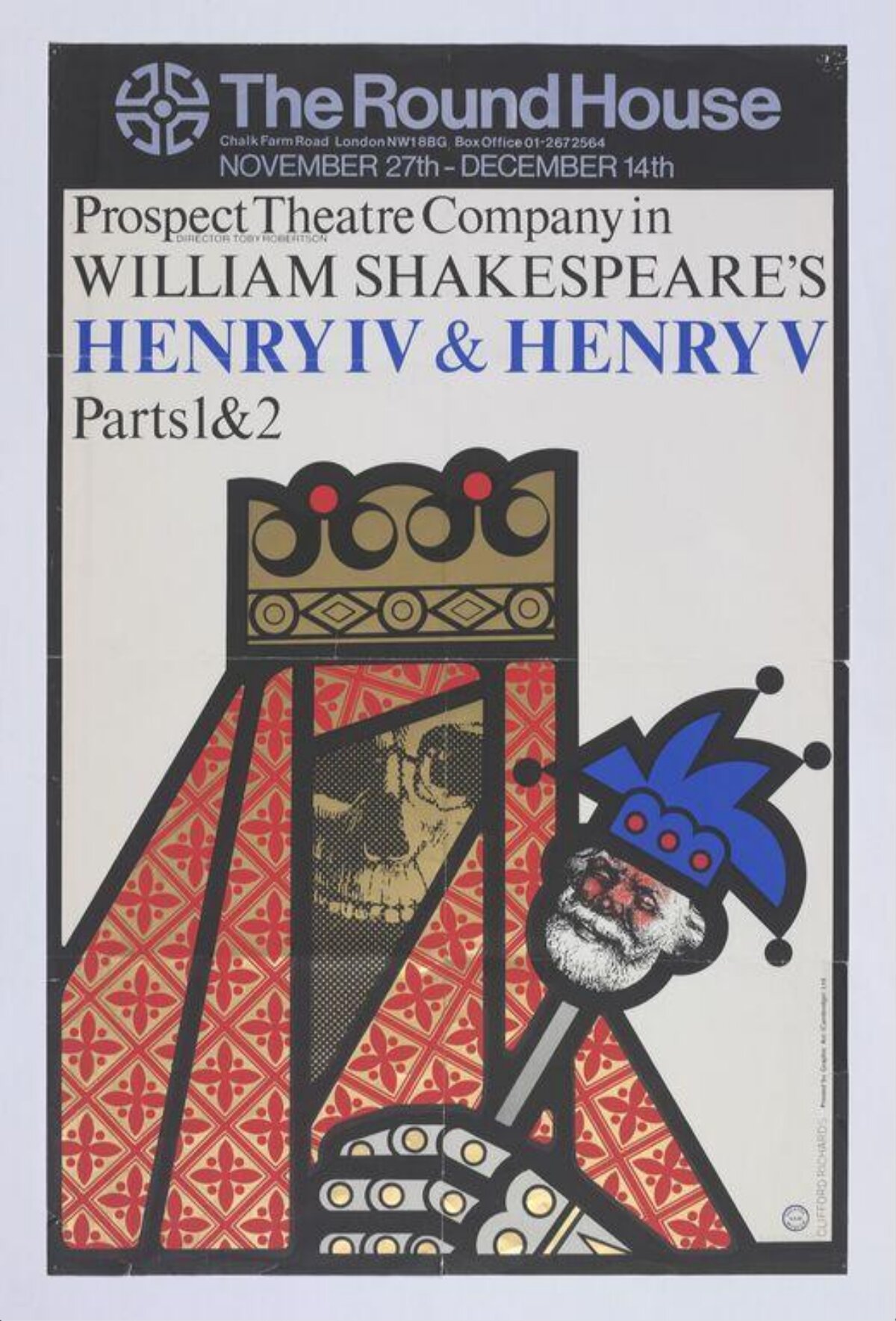 Theatre Poster for Henry IV & Henry V