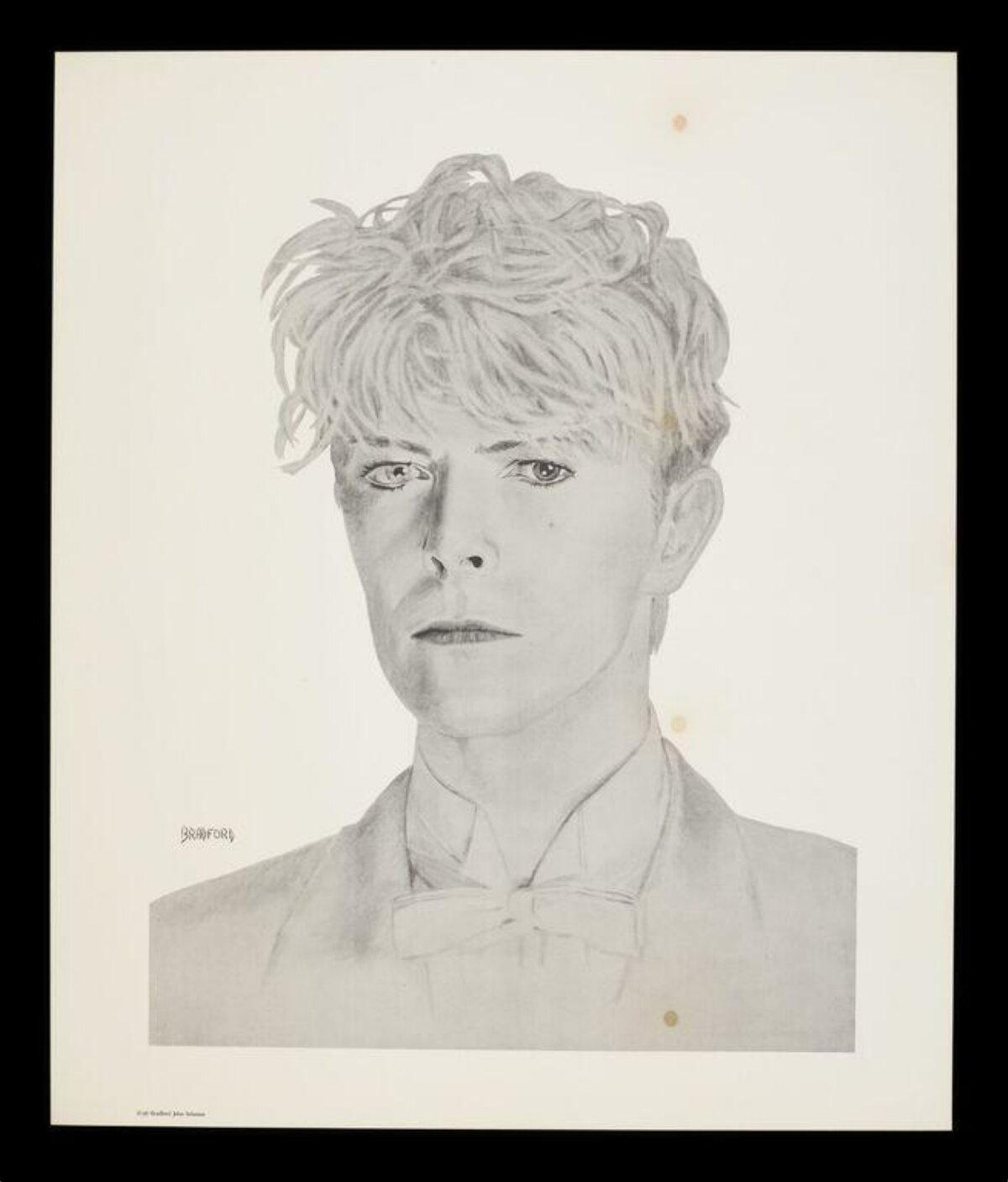 Pencil Portrait of David Bowie