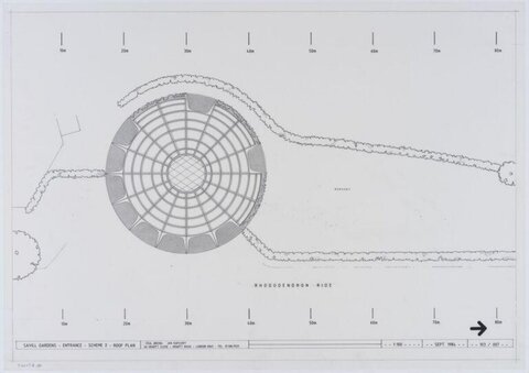 Savill Gardens Entrance Roof Plan