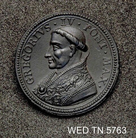 Pope Gregory IV Commemorative Medal