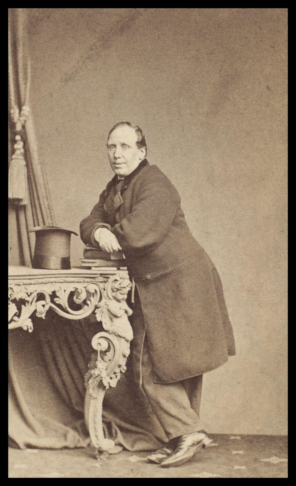 Vintage Studio Portrait of 19th Century Man