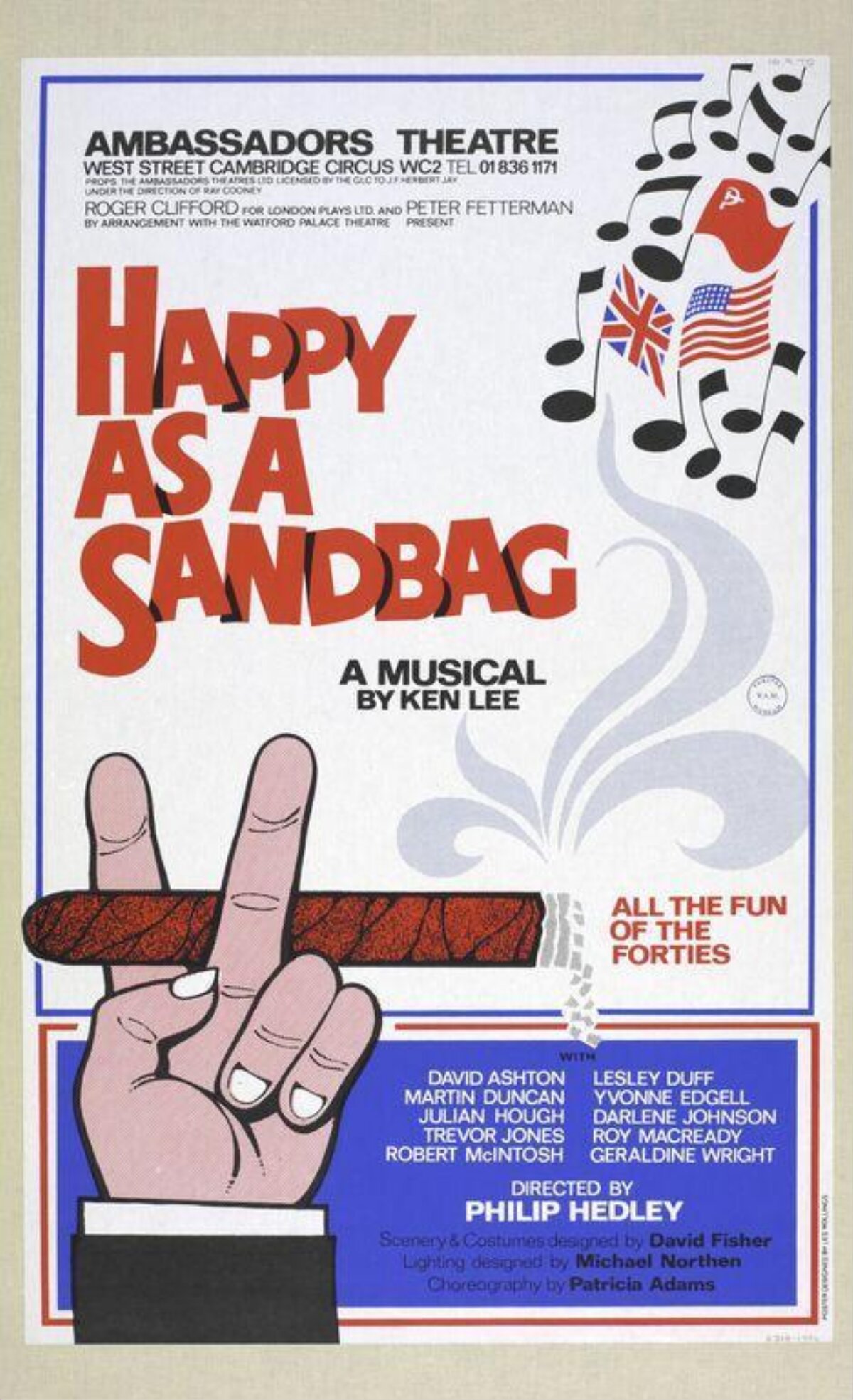 Happy as a Sandbag Musical Poster