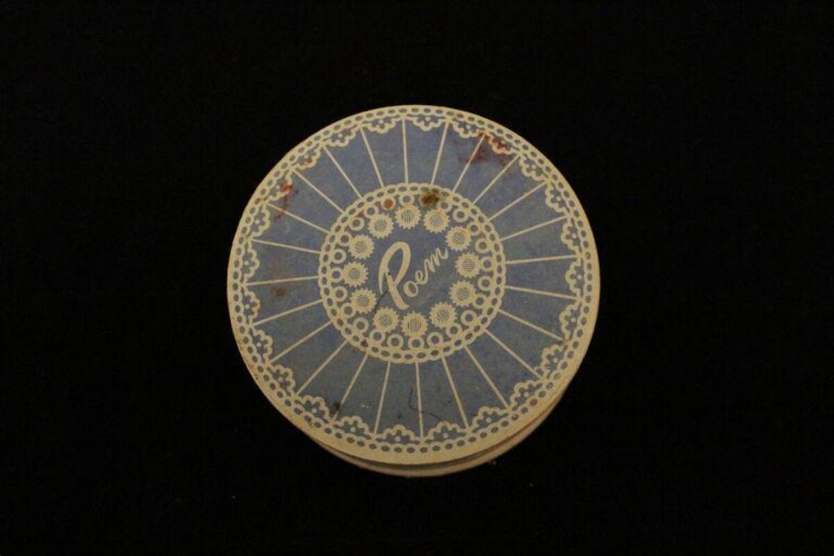 Vintage Roem Round Container Lid