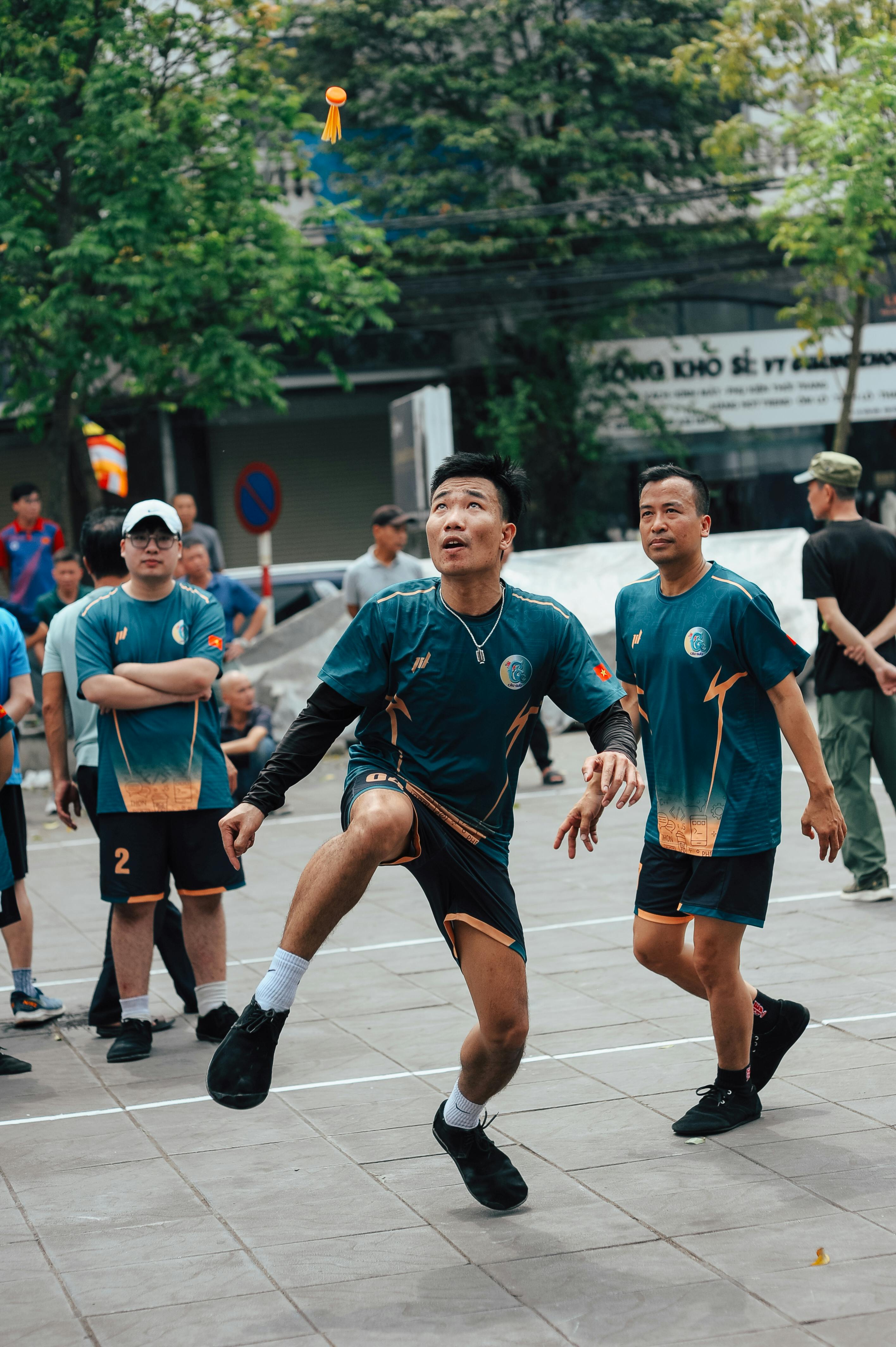 Outdoor Kick Shuttlecock Match