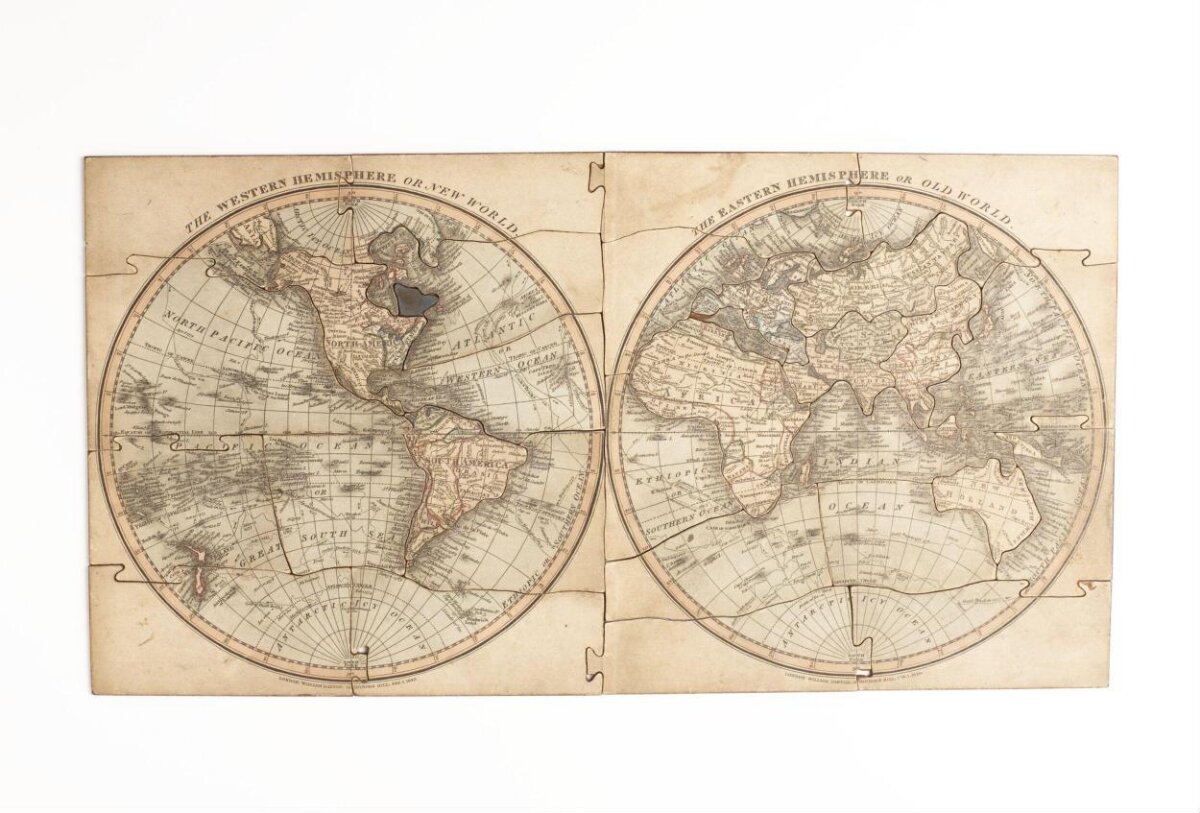 Antique World Map Jigsaw Puzzle