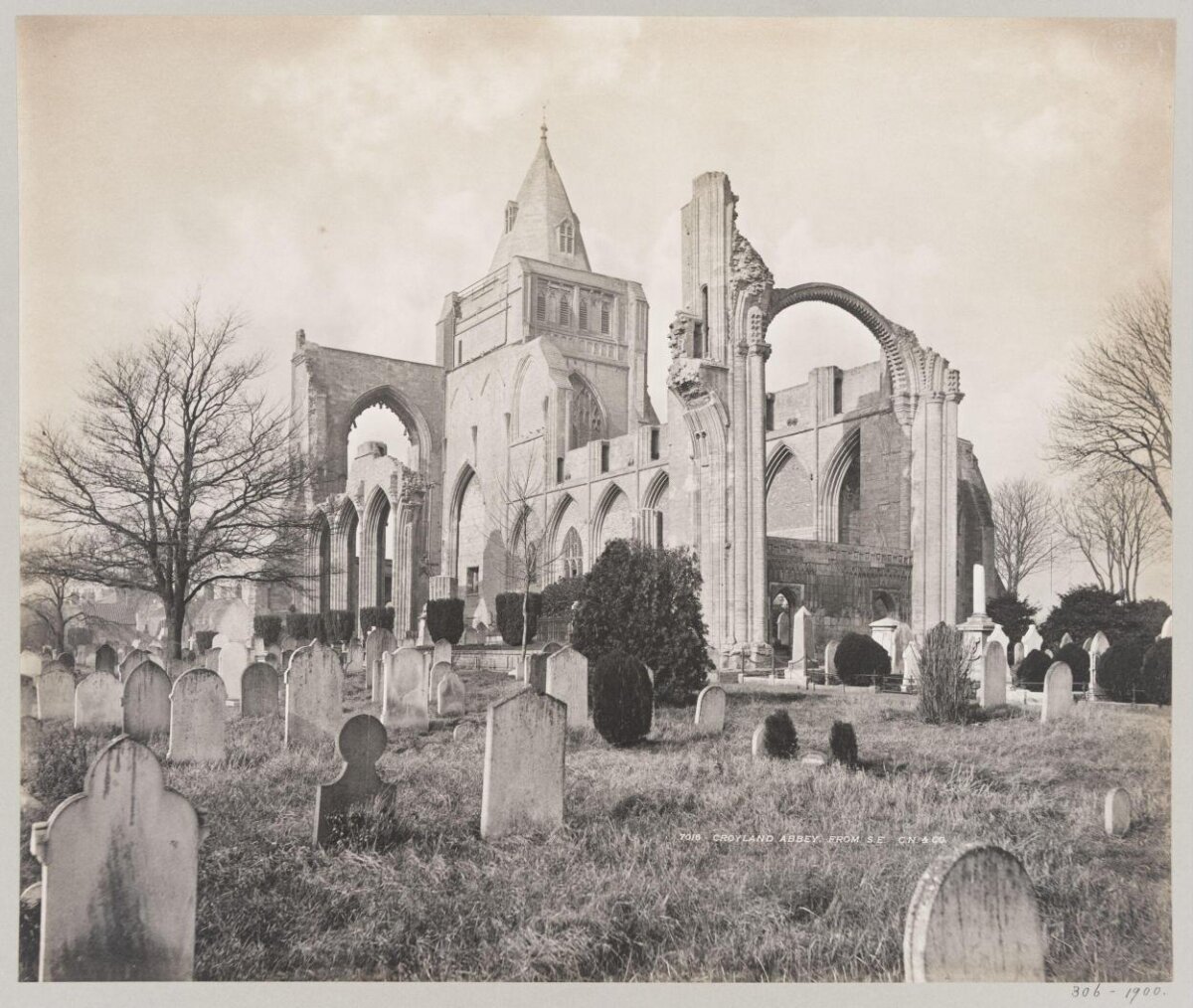 Croyland Abbey Ruins and Graveyard