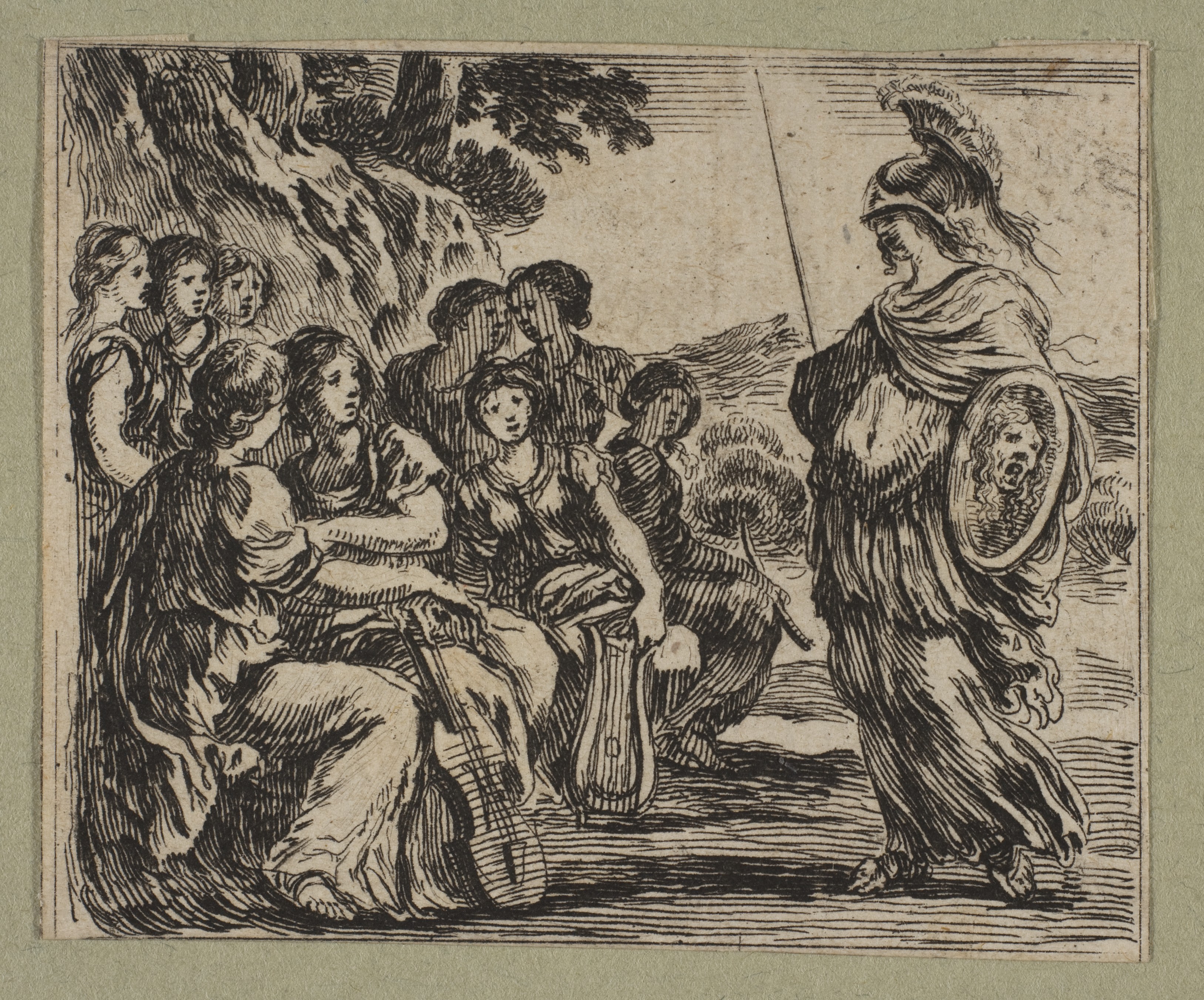 Minerva Meeting the Muses
