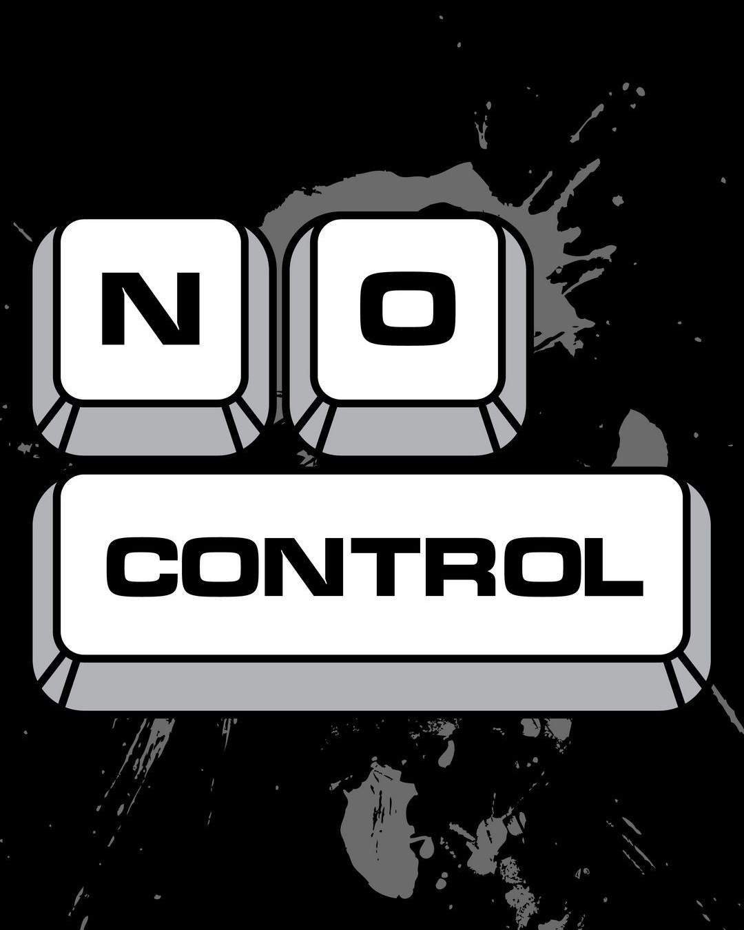 No Control Text Graphic