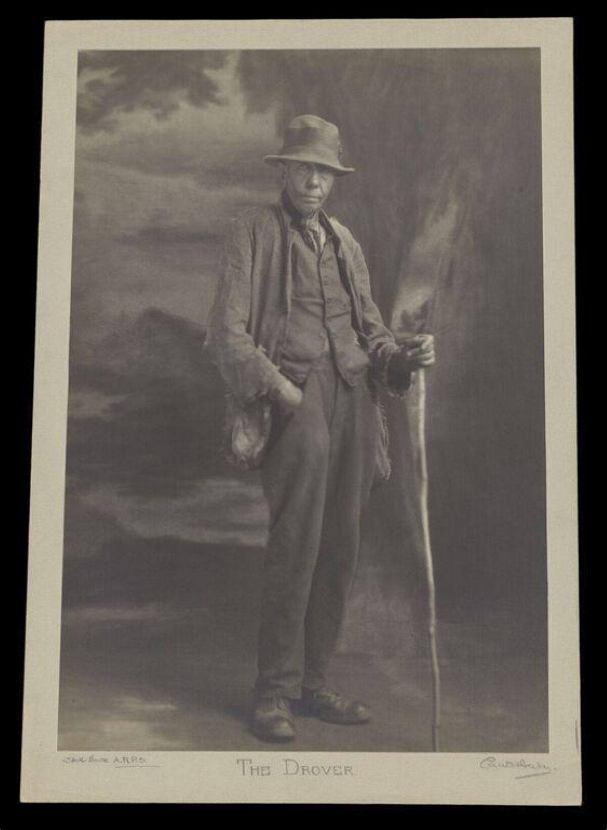 Vintage Portrait of The Drover