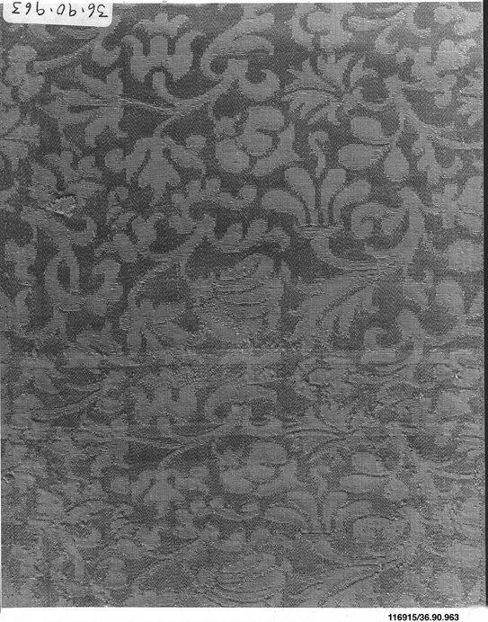 Ancient Cloud Pattern Woven Textile Fragment