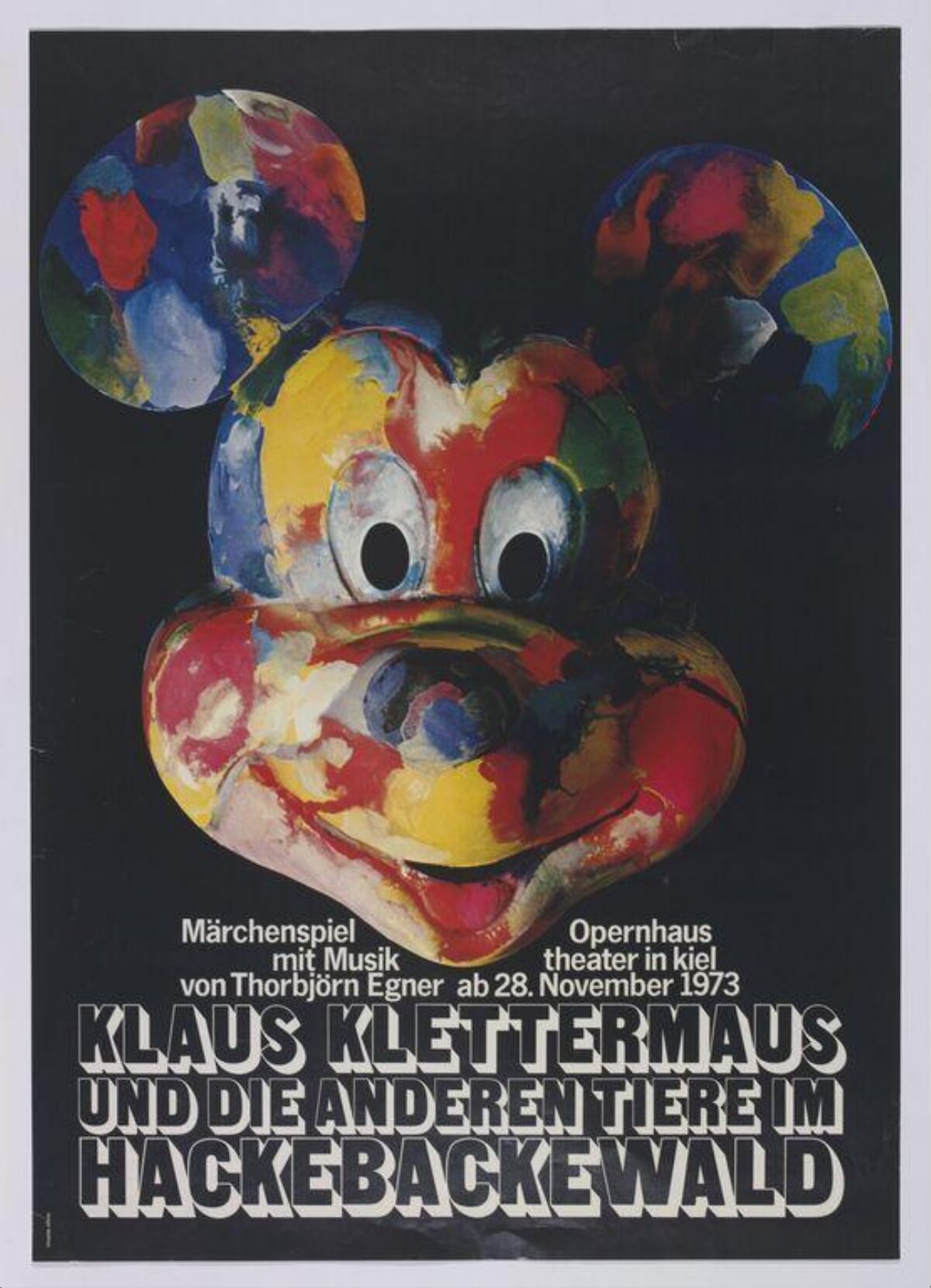 Painted Mickey Theater Poster