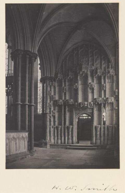 Gothic Cathedral Interior View