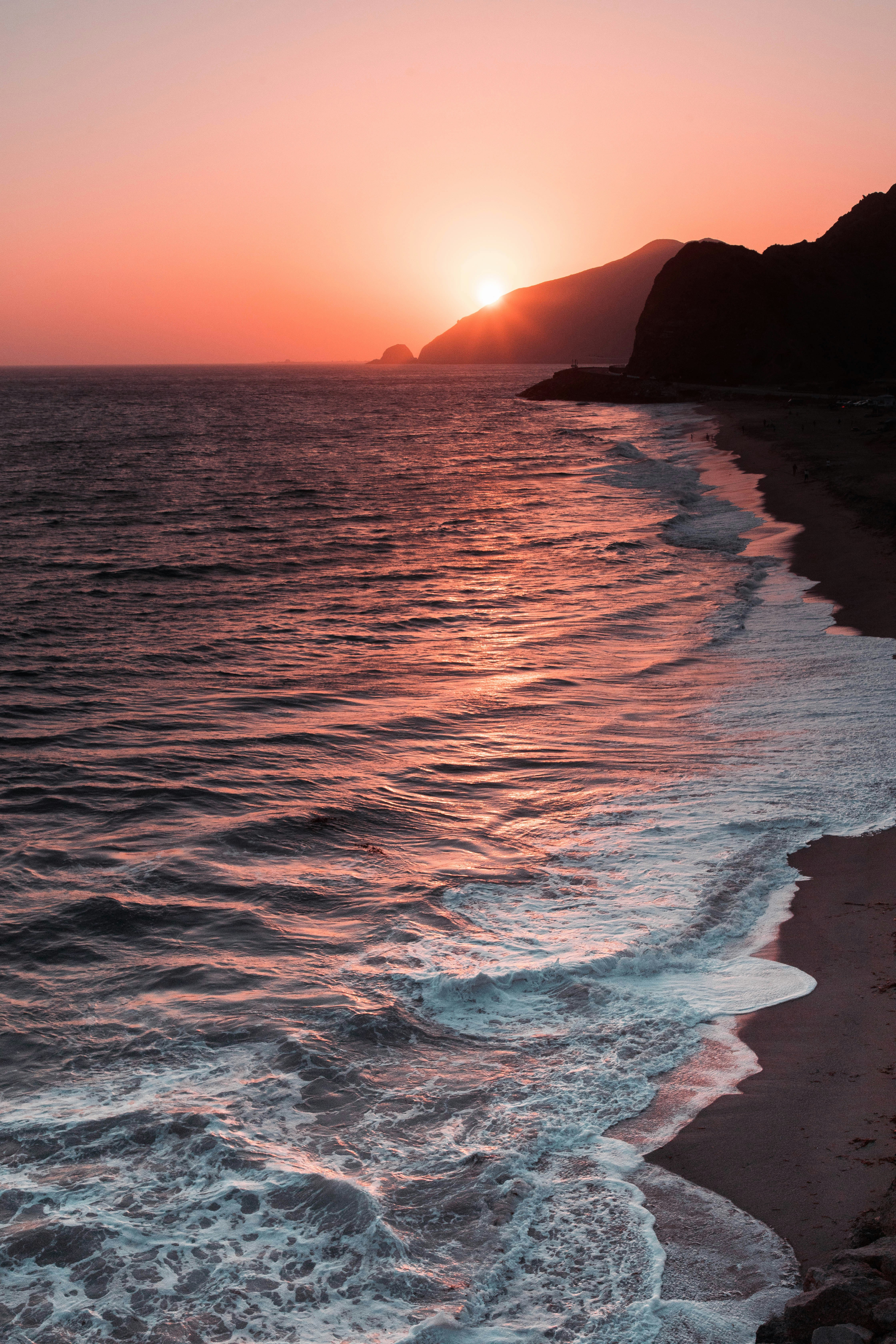 Coastal Sunset Seascape