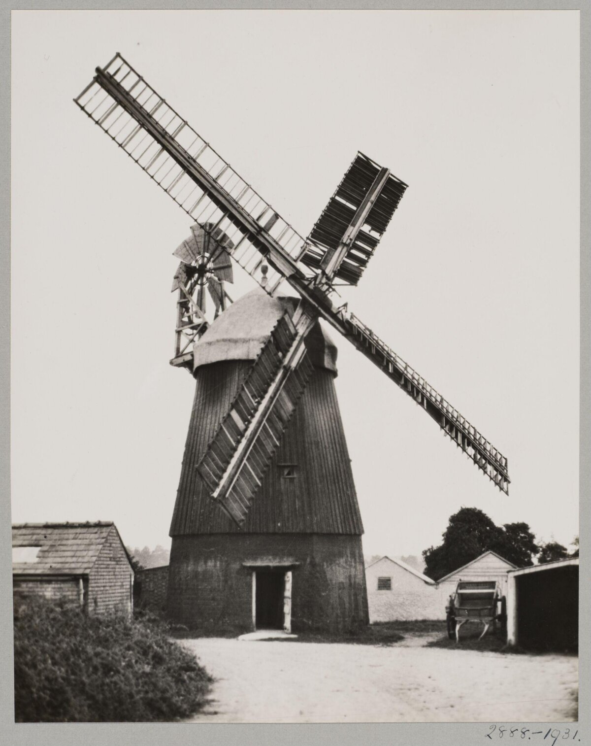Old Windmill in Countryside