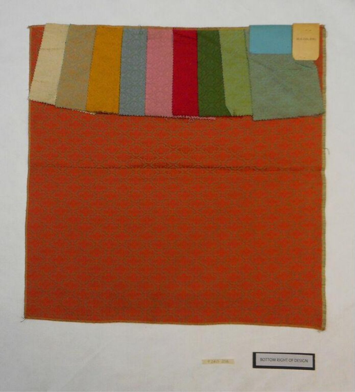 Fabric Color Swatch Sample Card — Desktop Backgrounds