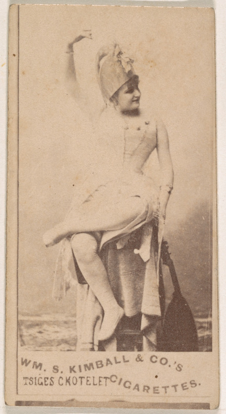 Vintage Kimball Cigarette Card Performer Portrait
