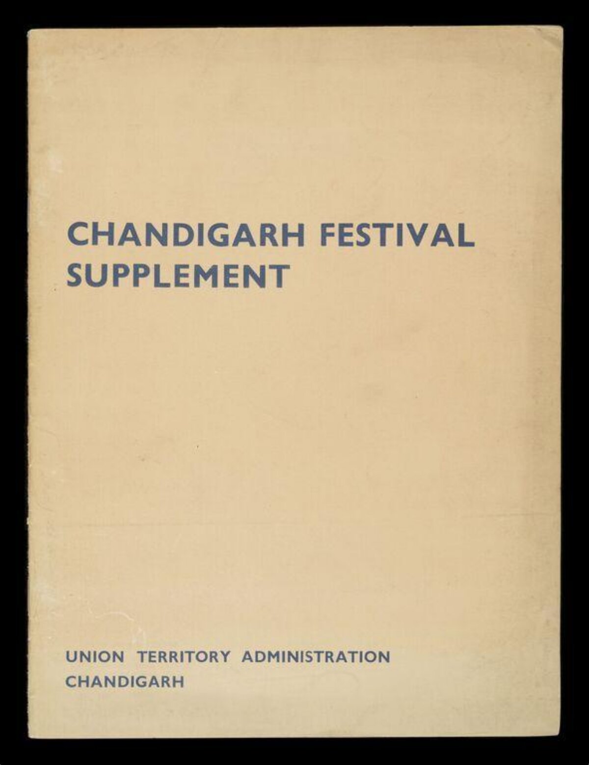 Chandigarh Festival Supplement Cover