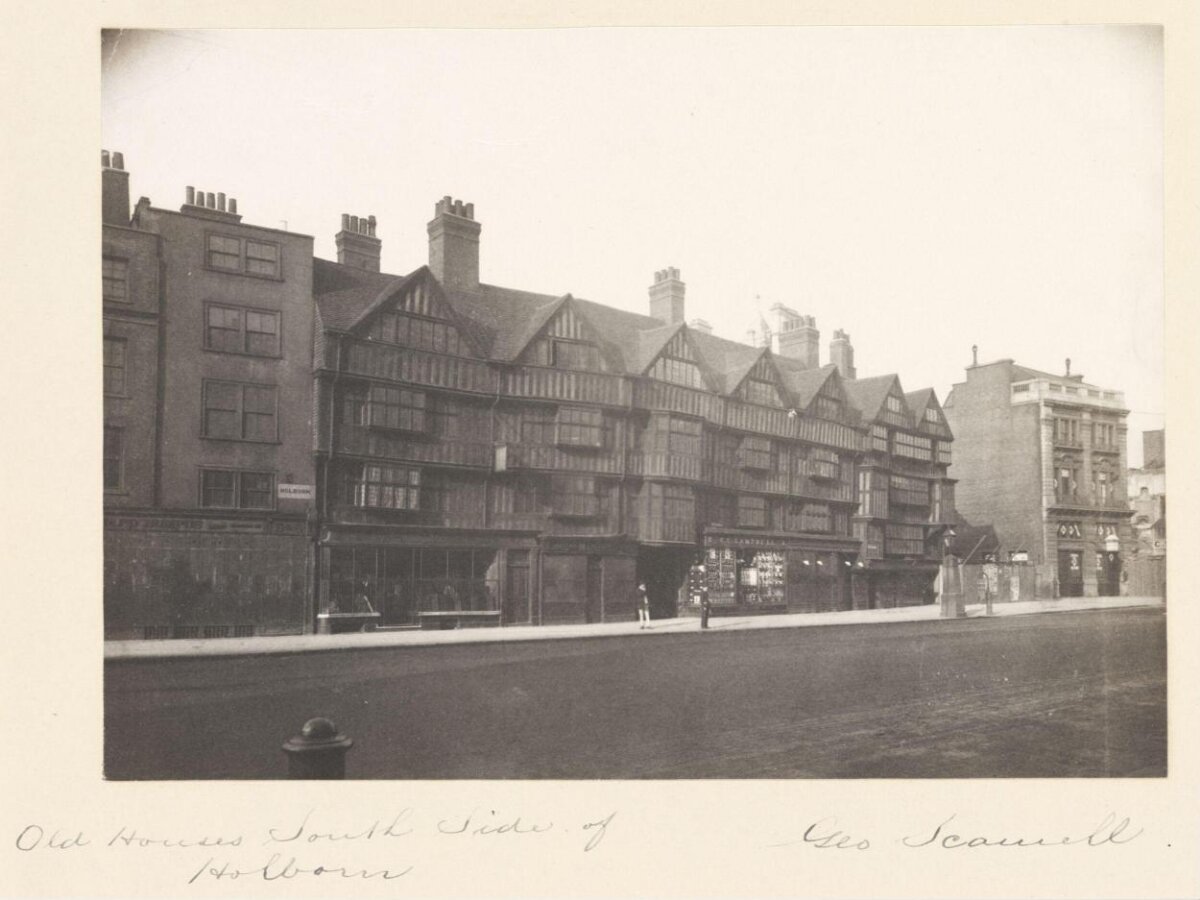 Old Houses on Holborn South Side