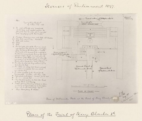 Plan of King Charles I's Trial