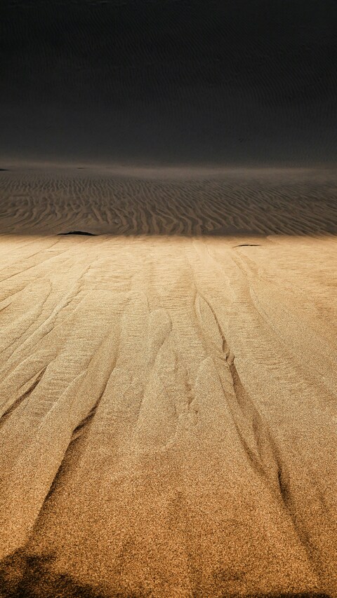 Layered Desert Sand Dunes