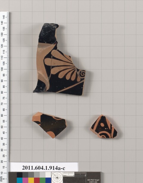 Three Ancient Pottery Fragments