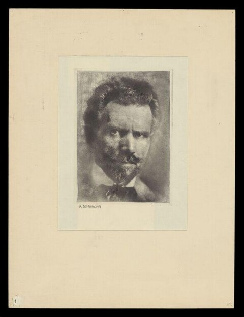 Vintage Portrait of a Bearded Man