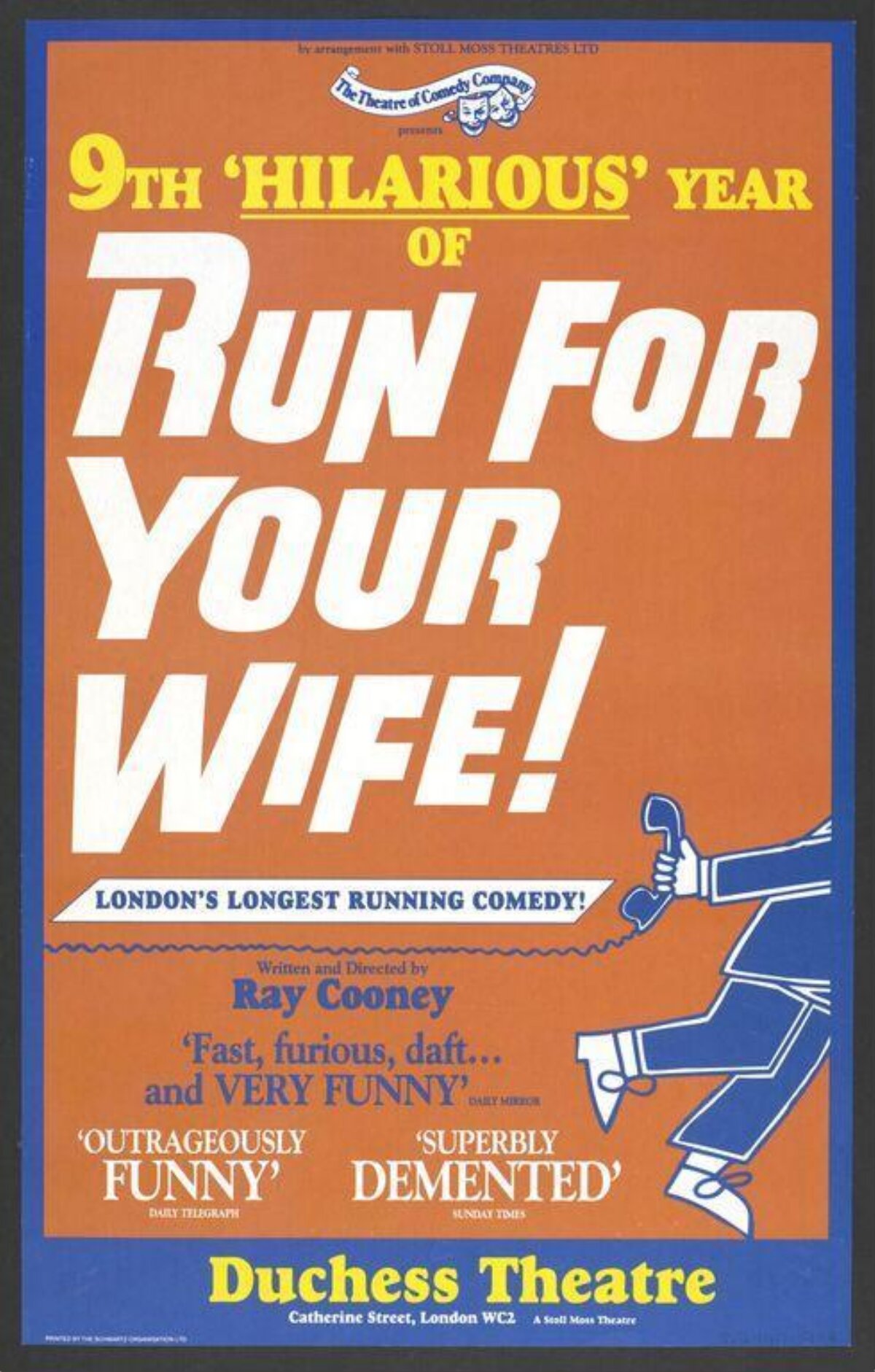 Run For Your Wife Theatre Poster
