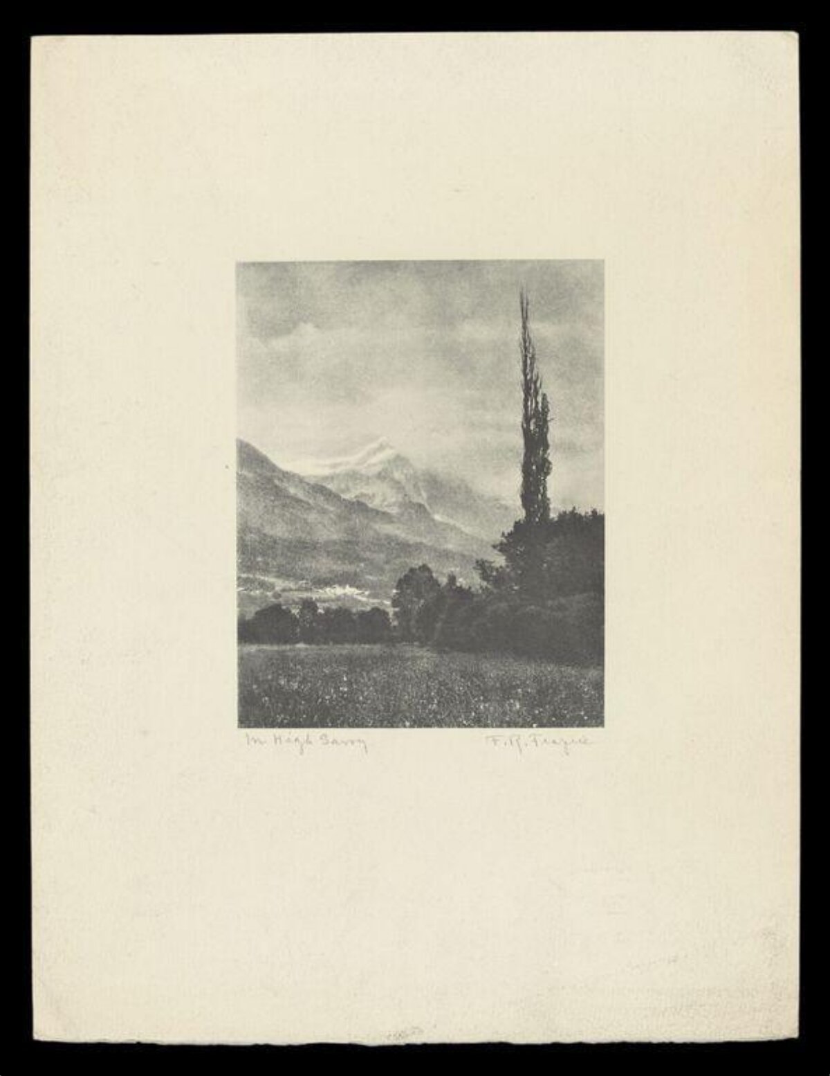 High Savoy Mountain Landscape
