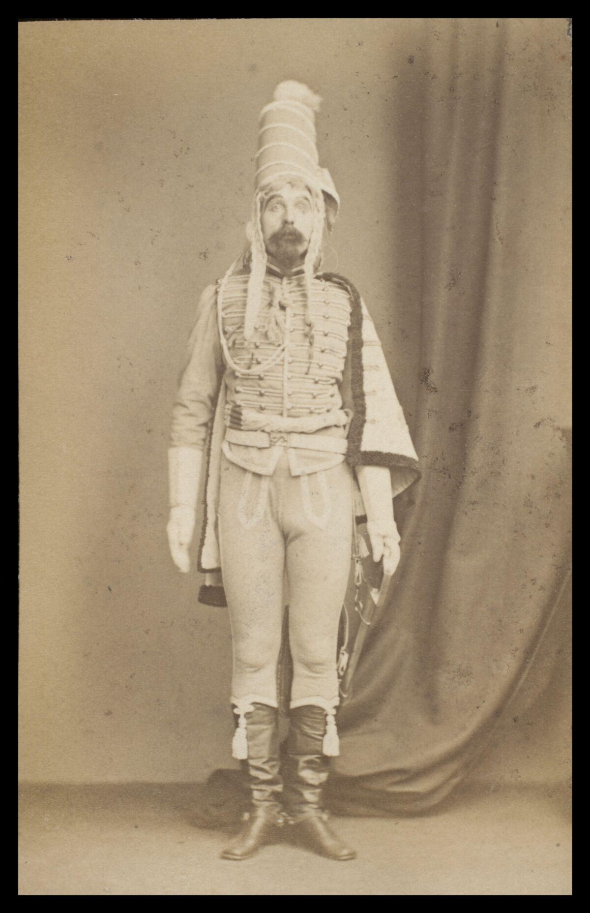 Full-length Portrait of Man in Military Uniform