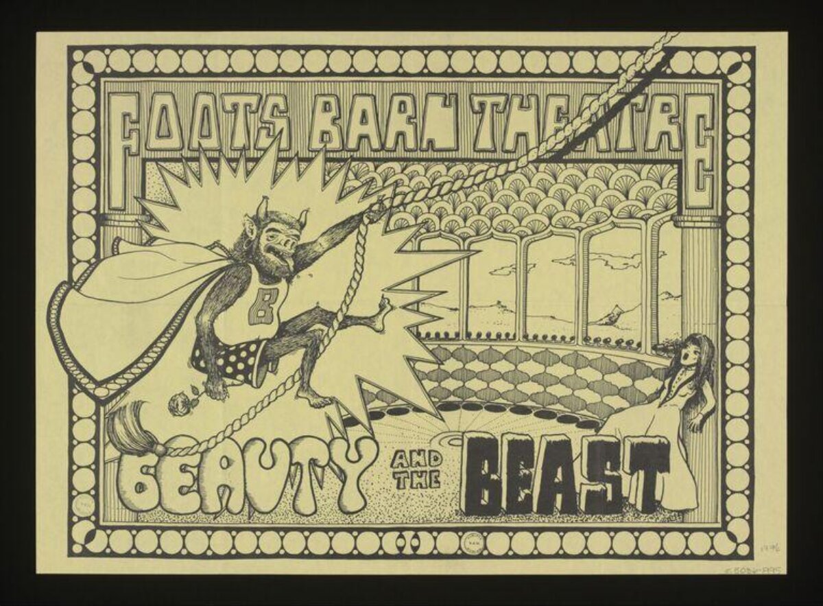 Foot Barn Theatre Beauty and the Beast Poster