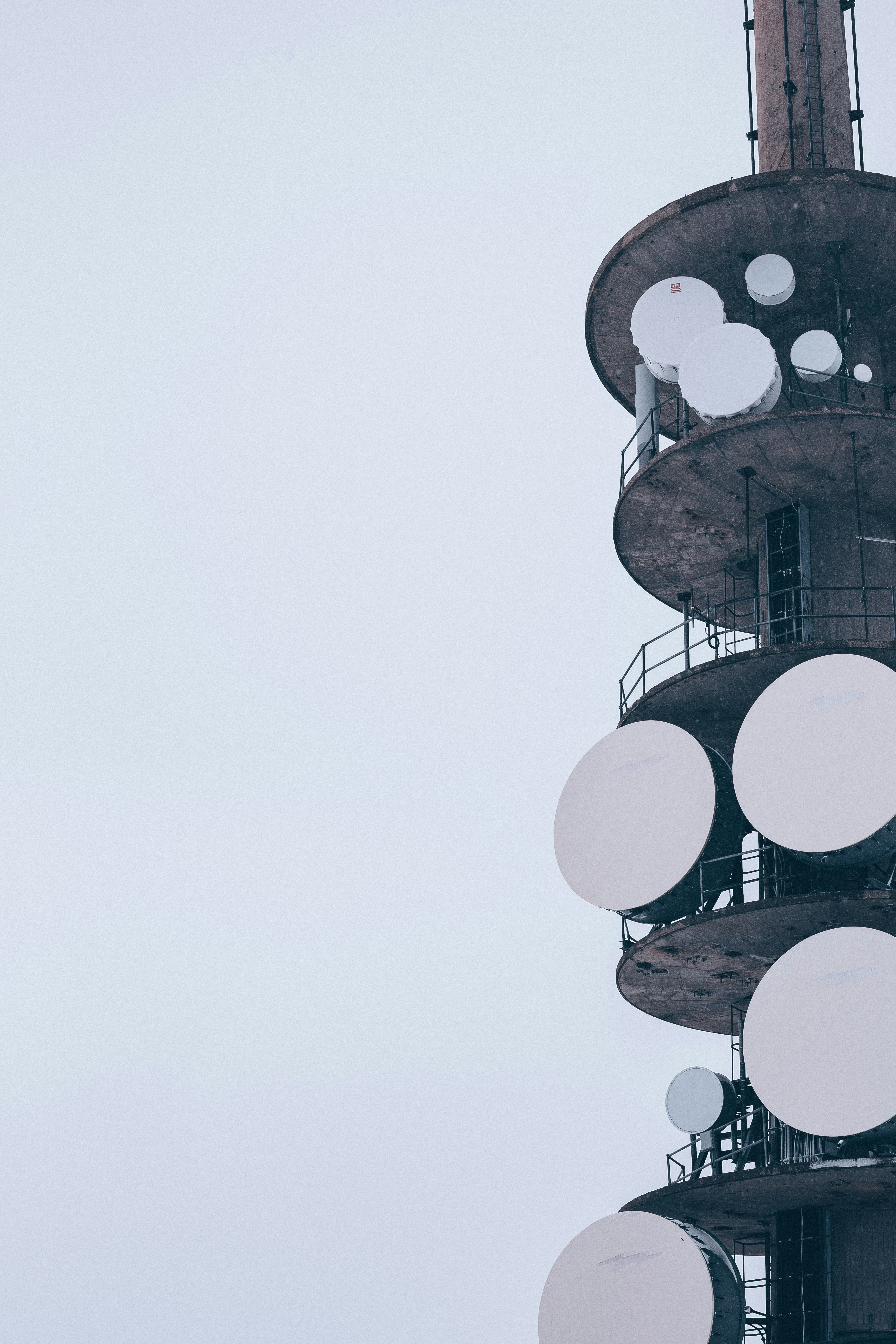 Telecommunication Tower Under Overcast Sky