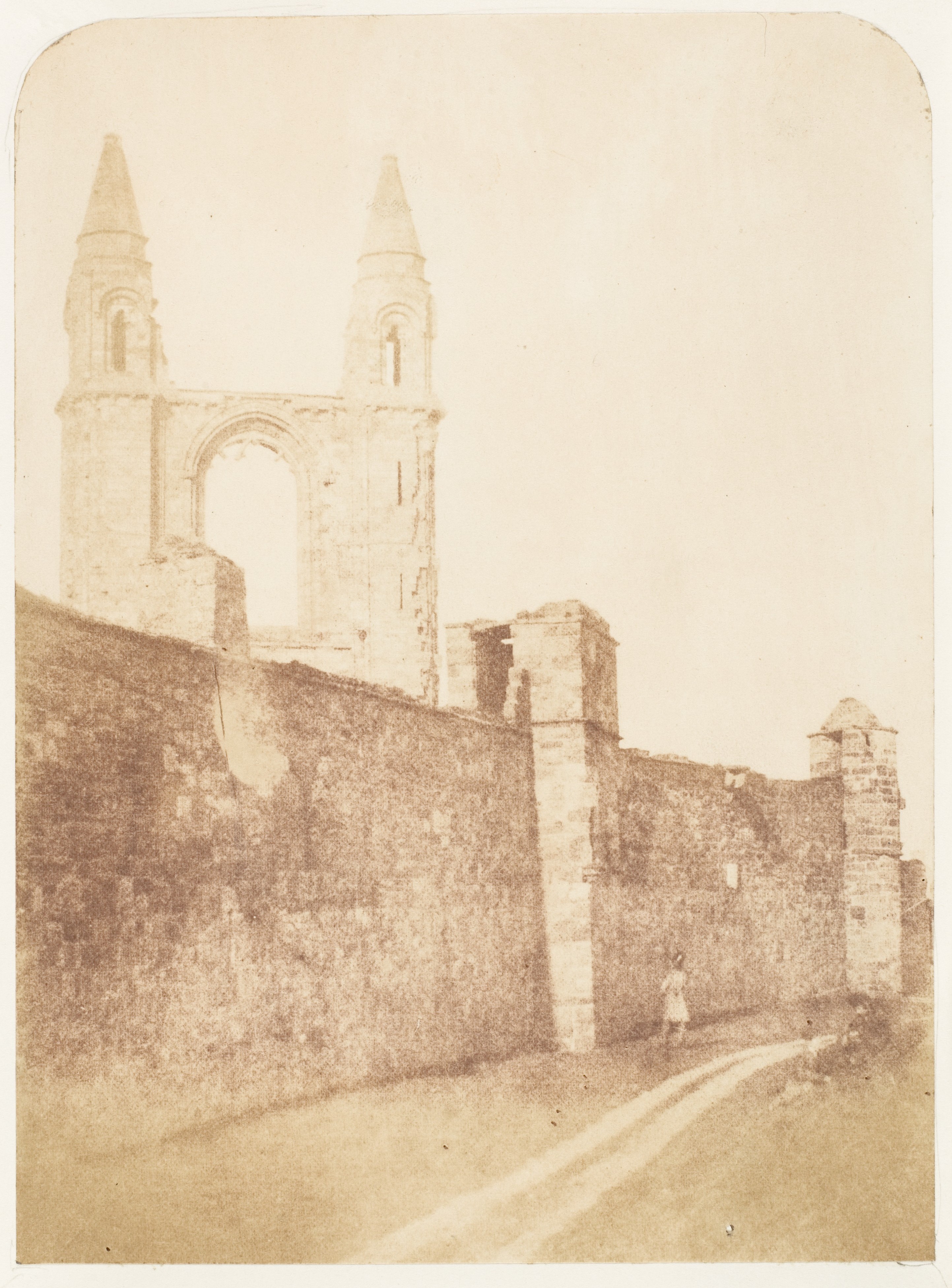 Stone Ruins of Medieval Cathedral