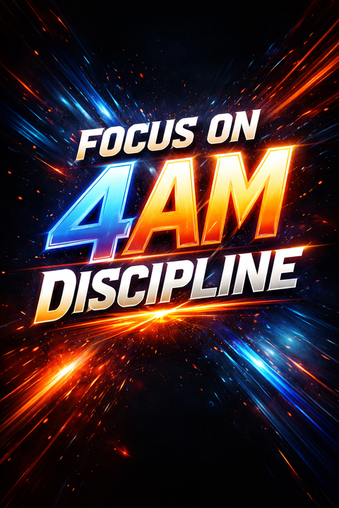 Focus On 4AM Discipline