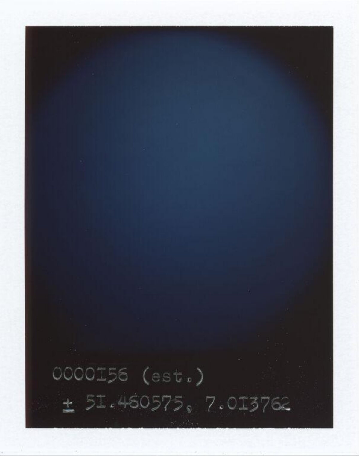 Astronomical Data Photographic Plate
