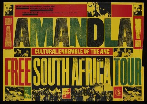 Amandla Free South Africa Tour Poster
