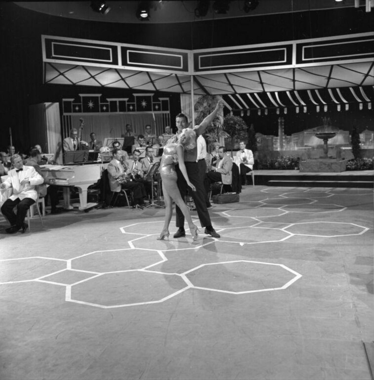 Couple Dance Performance on Stage
