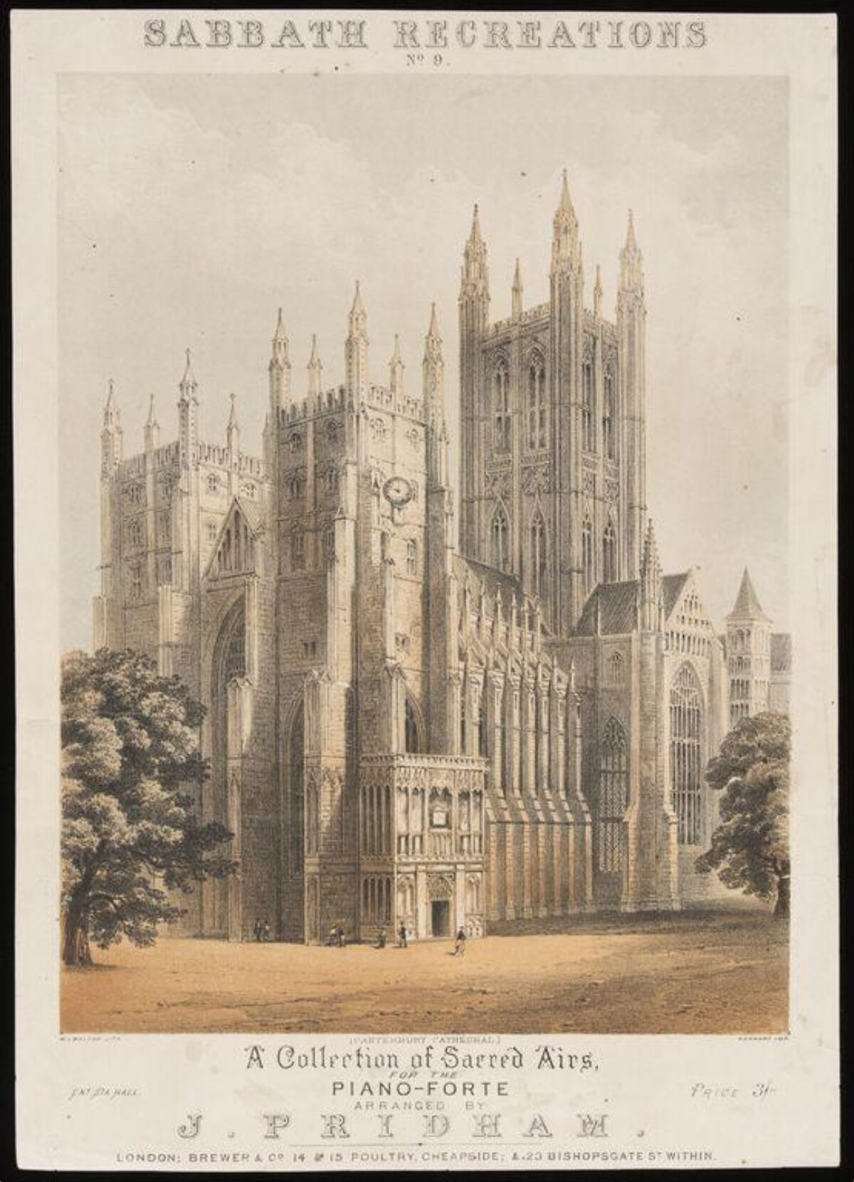 Canterbury Cathedral Sheet Music Cover
