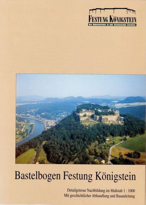 Bastelbogen Festung Königstein Cover