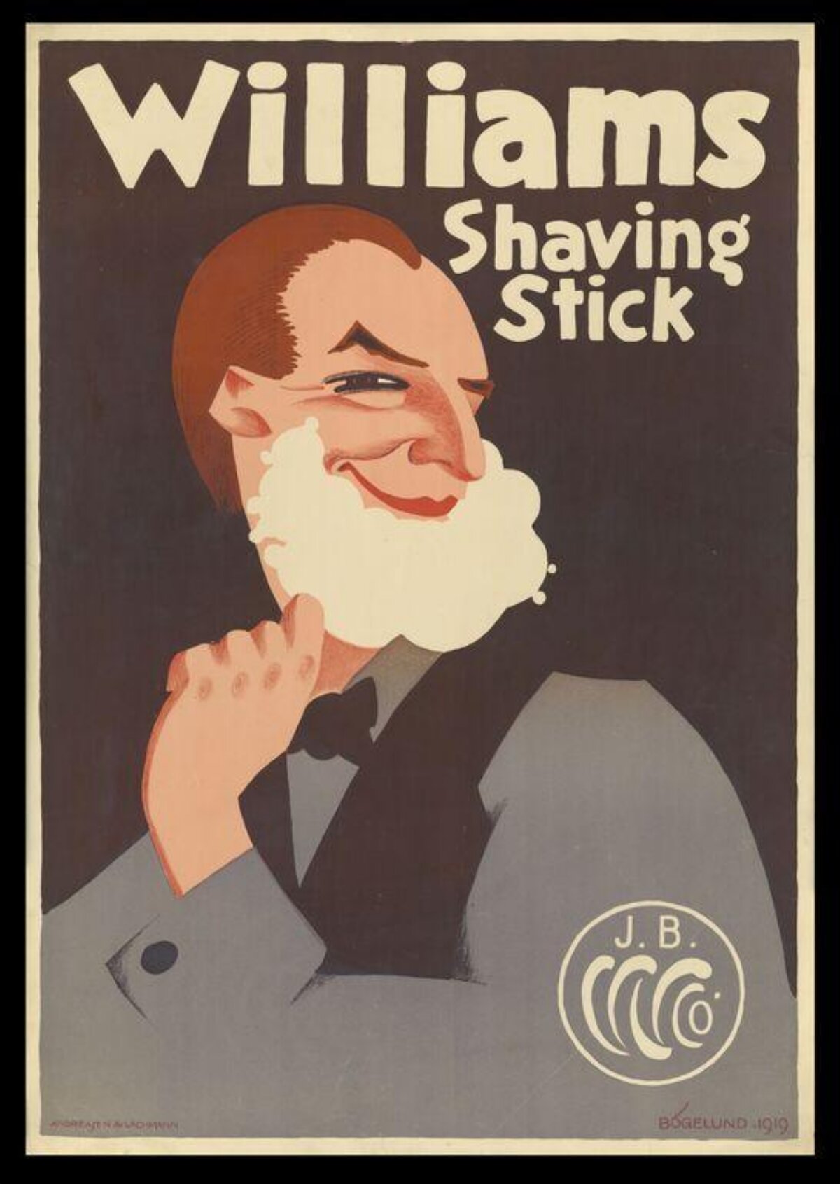 Vintage Williams Shaving Stick Advertisement