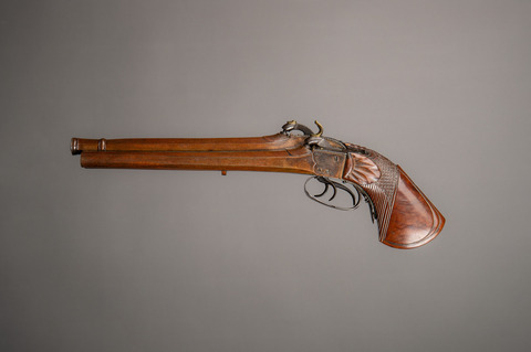 Antique Double Barrel Pistol