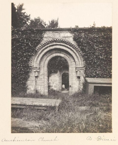 Auchindoir Church Entrance Ruins