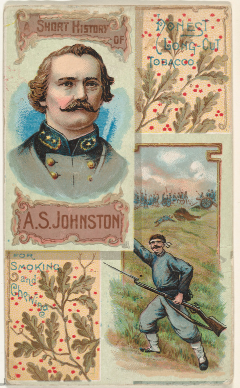 Vintage A.S. Johnston Tobacco Ad Card
