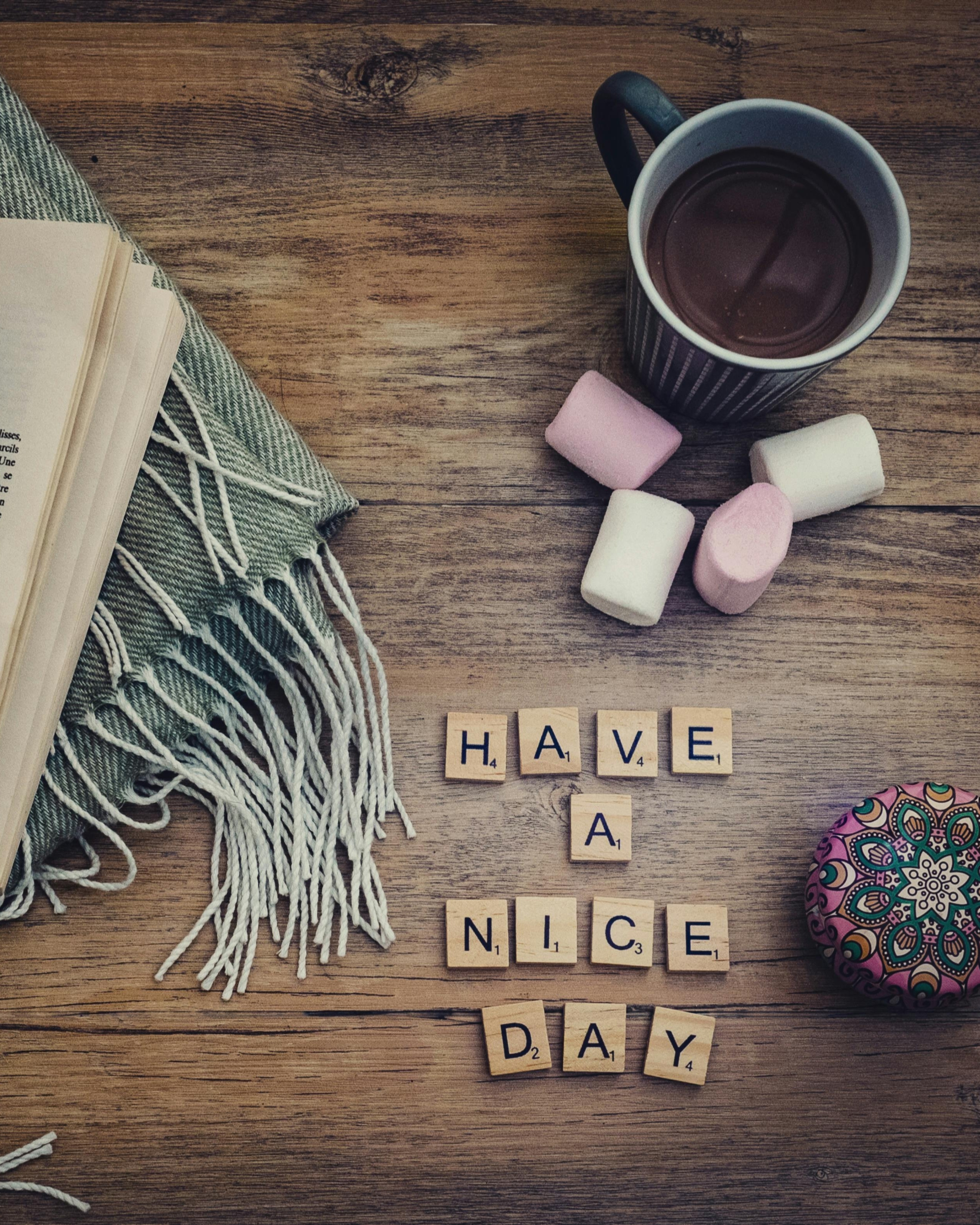Cozy Have A Nice Day Flat Lay