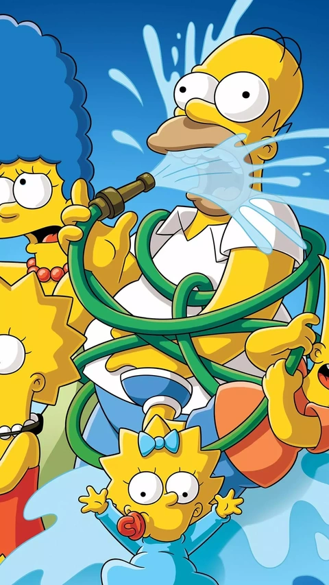 The Simpsons Water Play Mishap