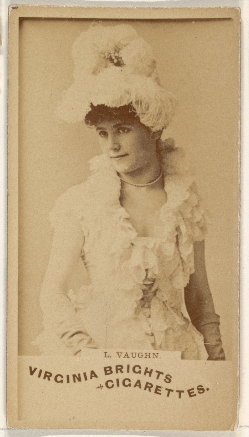 L. Vaughn Virginia Brights Cigarette Card